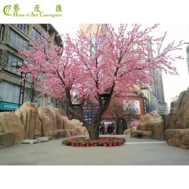 Pokok Blossom Peach Pokok Hiasan Besar